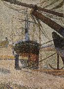 Georges Seurat The Dock of Corner oil on canvas
